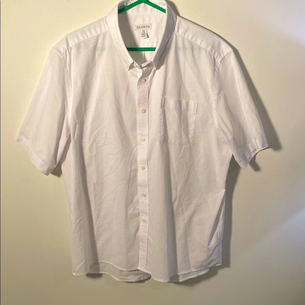 Men's White Short Sleeve Shirt